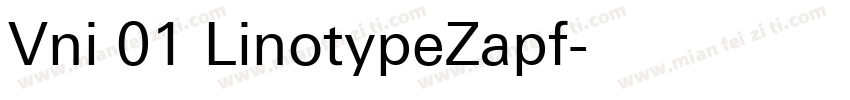 Vni 01 LinotypeZapf字体转换